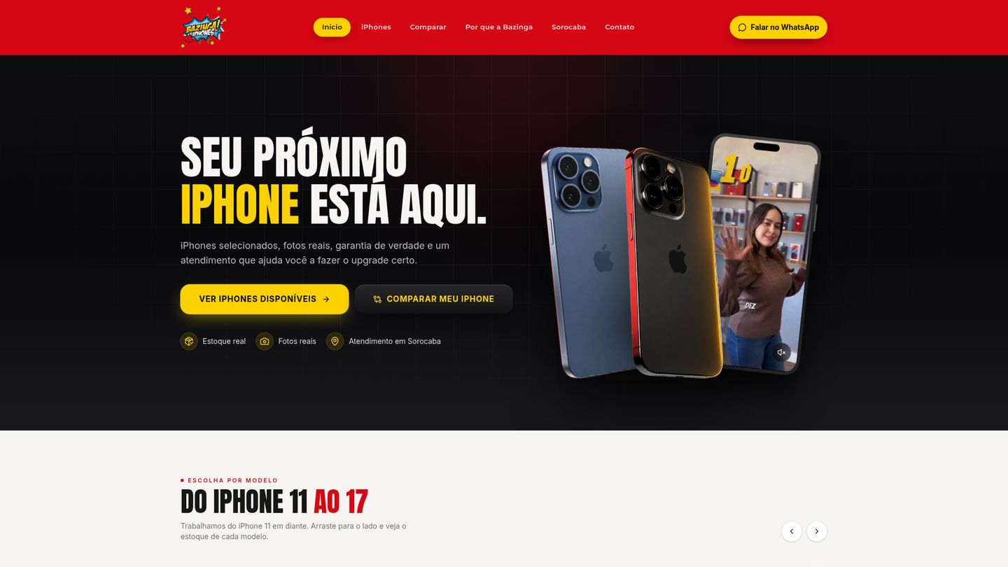 Prévia do site Friendly Connect